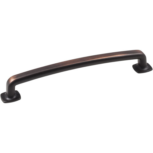 Brushed Oil Rubbed Bronze 7-1/8" Belcastel Decorative Forged Look Flat Bottom Pull (MO6373-160DBAC)