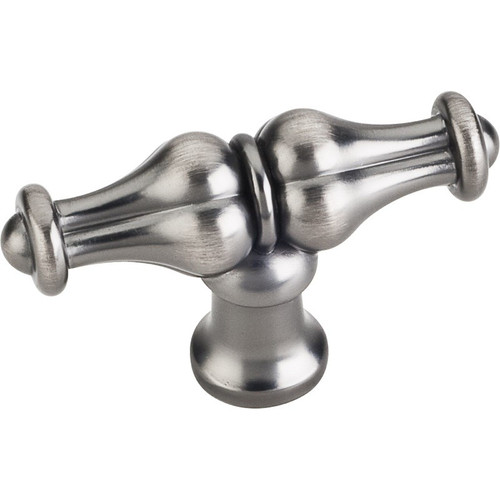 Brushed Pewter 2-1/4" Bella Decorative Cabinet Knob (818L-BNBDL)