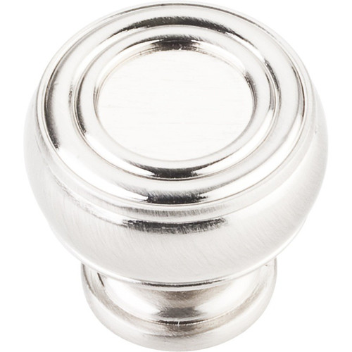 Satin Nickel 1-3/16" Bremen 2 Decorative Gavel Cabinet Knob (127SN)