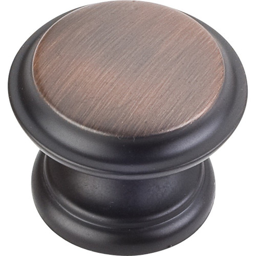 Brushed Oil Rubbed Bronze 1-3/8" Cordova Decorative Cabinet Knob (0251DBAC)