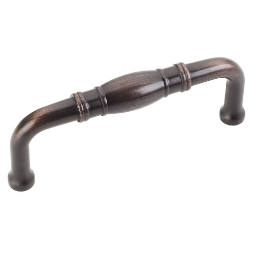 Brushed Oil Rubbed Bronze 3-3/8" Durham Decorative Cabinet Pull (Z290-3-DBAC)