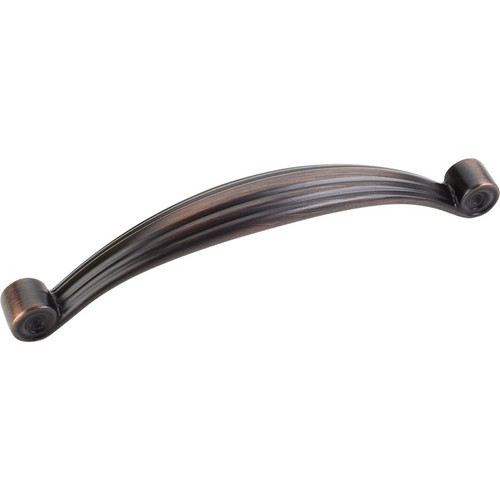 Brushed Oil Rubbed Bronze 5-5/8" Lille Palm Leaf Decorative Cabinet Pull (415-128DBAC)