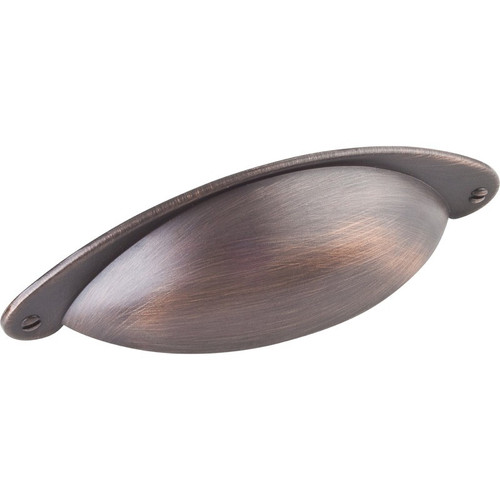 Brushed Oil Rubbed Bronze 4-15/16" Lyon Decorative Shaker Cabinet Cup Pull (8233DBAC)