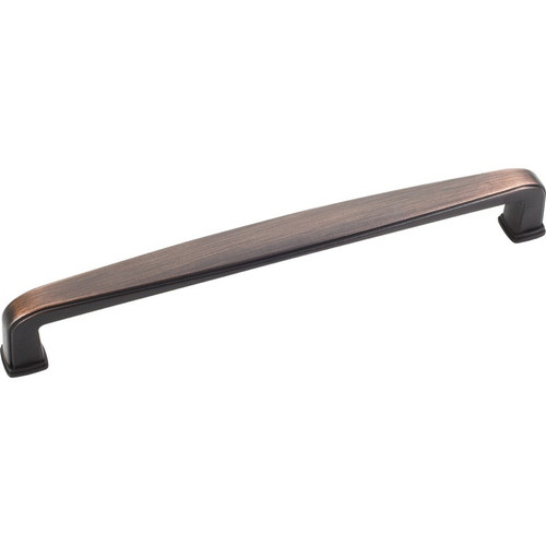 Brushed Oil Rubbed Bronze 6-13/16" Milan 1 Decorative Square Cabinet Pull (1092-160DBAC)