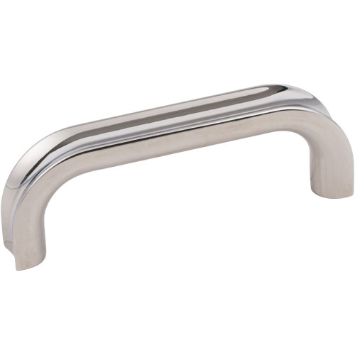 Polished Nickel 3-7/16" Rae Decorative Cabinet Pull (667-3NI)