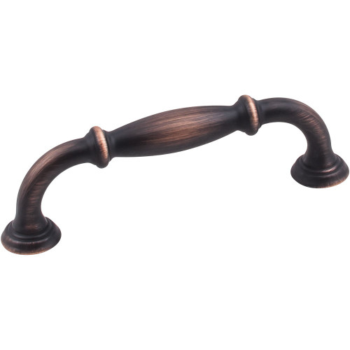 Brushed Oil Rubbed Bronze 4-1/2" Tiffany Decorative Cabinet Pull (658-96DBAC)
