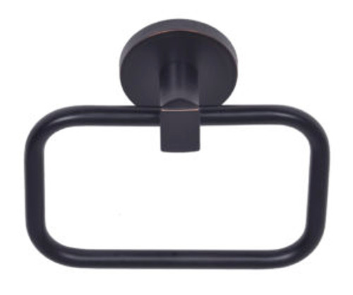 Matte Black Towel Ring Boardwalk Collection