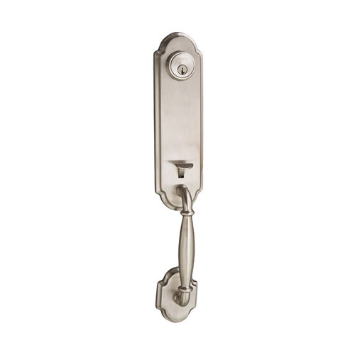 Satin Nickel Seacliff Front Door Entry Handleset by Better Home Products Sold by Complete Home Hardware