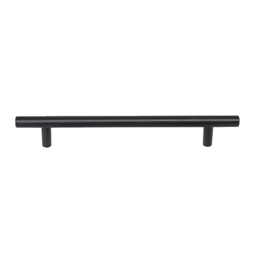 Dark Bronze Skyline Blvd. 8 11/16" (220mm) Solid Bar Pull, sold by Complete Home Hardware.