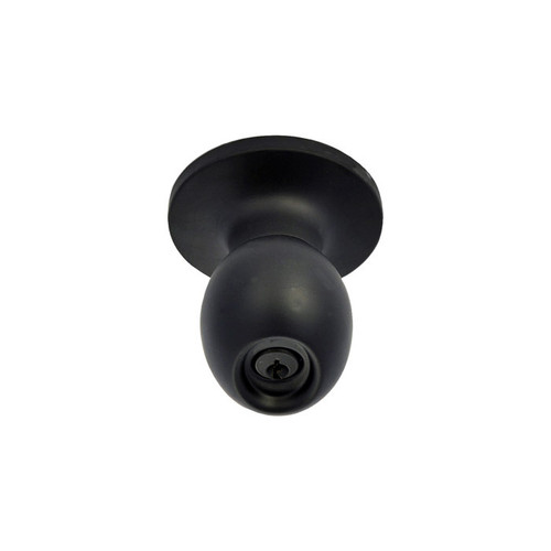 Matte Black Miraloma Park Entry Door Knob