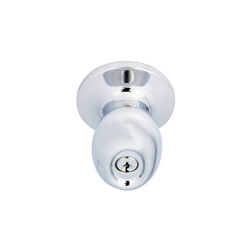 Chrome Miraloma Park Entry Door Knob