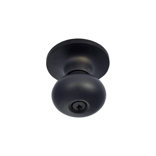 Matte Black Noe Valley Entry Door Knob