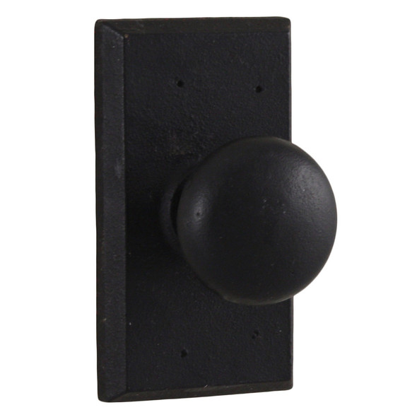 Matte Black Finish Residential Door Knob Hardware