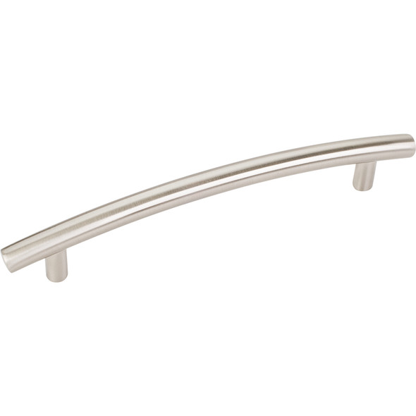 Satin Nickel 6-1/2" OL Decorative Cabinet Pull 128mm CC (406-128SN)