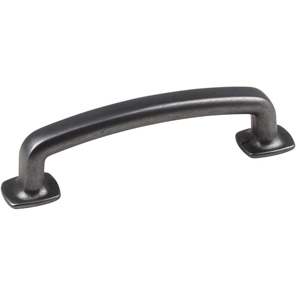 Gun Metal 4-5/8" Belcastel Decorative Forged Look Flat Bottom Pull (MO6373DACM)