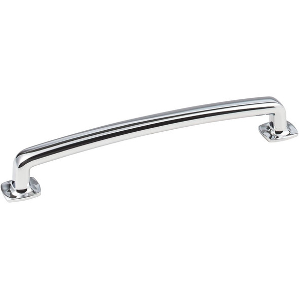 Polished Chrome 7-1/8" Belcastel Decorative Forged Look Flat Bottom Pull (MO6373-160PC)