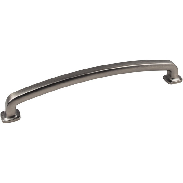 Brushed Pewter 13-1/4" Belcastel Die Cast Forged Look Flat Bottom Appliance Pull (MO6373-12BNBDL)