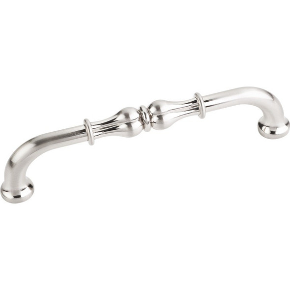 Satin Nickel 5-11/16" Bella Decorative Cabinet Pull (818-128SN)