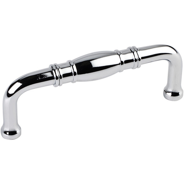 Polished Chrome 3-3/8" Durham Decorative Cabinet Pull (Z290-3-PC)