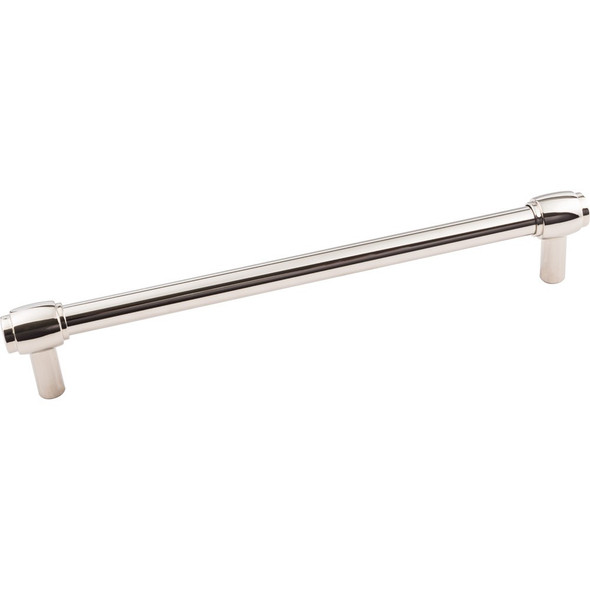 Polished Nickel 8-1/2" Hayworth Zinc Die Cast Decorative Cabinet Pull (885-192NI)