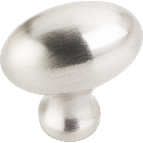 Satin Nickel 1-9/16" Lyon Decorative Football Cabinet Knob (3991SN) Satin Nickel 1-9/16" Lyon Decorative Football Cabinet Knob (3991SN)