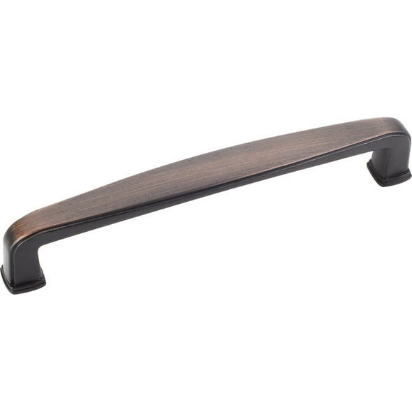 Brushed Oil Rubbed Bronze 5-9/16" Milan 1 Decorative Square Cabinet Pull (1092-128DBAC)