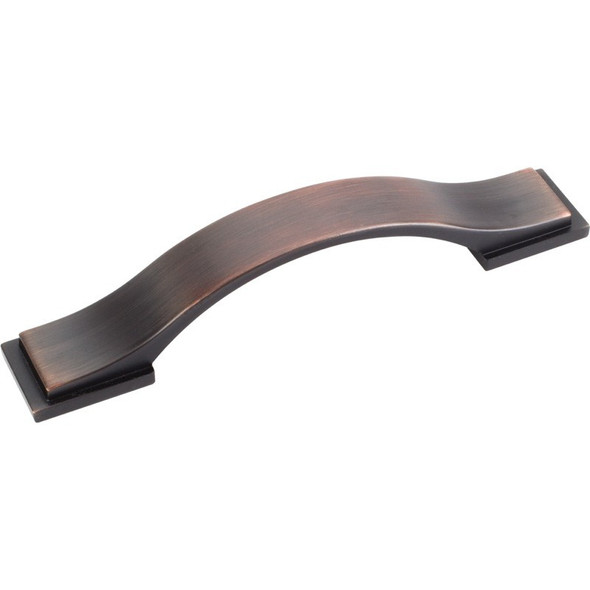 Brushed Oil Rubbed Bronze 5-9/16" Mirada Decorative Strap Cabinet Pull (80152-96DBAC)
