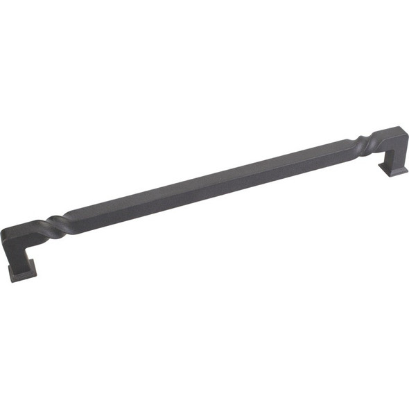 Matte Black 12-3/4" Tahoe Decorative Rustic Appliance Pull (602-12BLK)