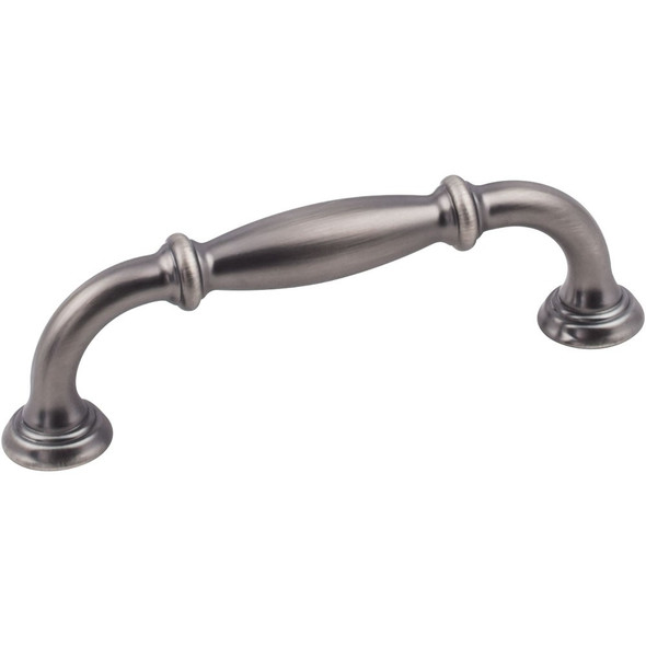 Brushed Pewter 4-1/2" Tiffany Decorative Cabinet Pull (658-96BNBDL)