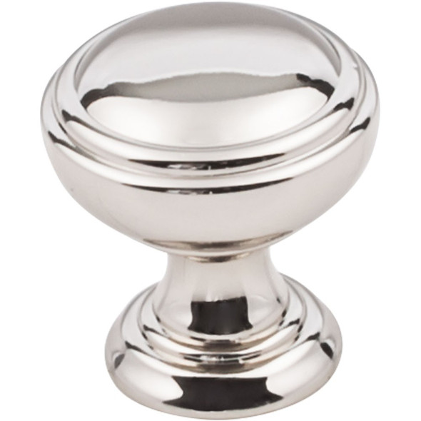 Polished Nickel 1-1/4" Tiffany Decorative Cabinet Knob (658NI)