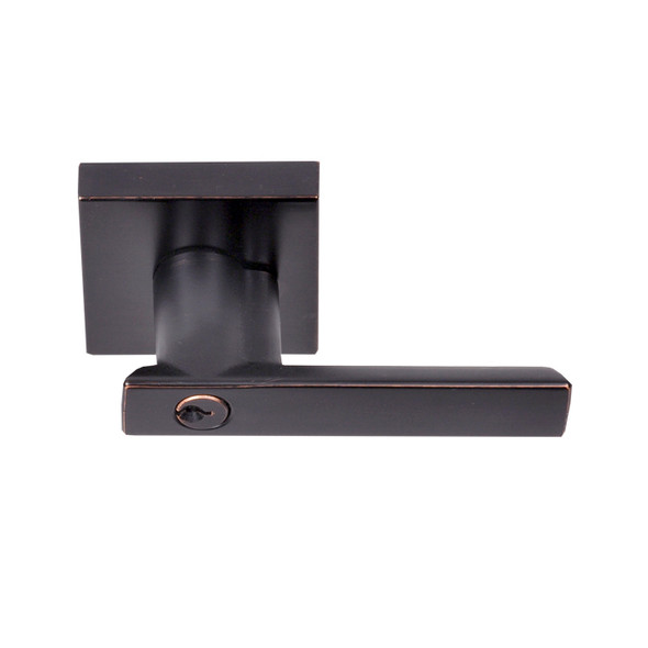 Dark Bronze Santa Cruz Reversible Entry Lever (91511DB) by Better Home Products. Sold by Complete Home Hardware. Franklin, TN