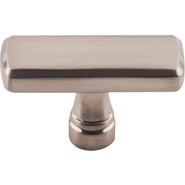 Kingsbridge Knob 1 7/8" - Brushed Satin Nickel Glass Kitchen Cabinet Drawer Interior Pulls Latch Knockers Hinges Hardware