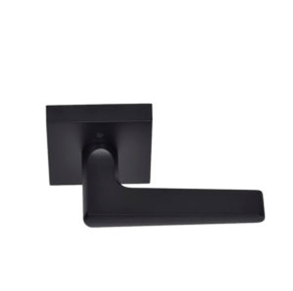 Tiburon Matte Black Privacy Left Hand Lever