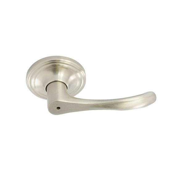 Satin Nickel Sea Cliff Privacy Lever