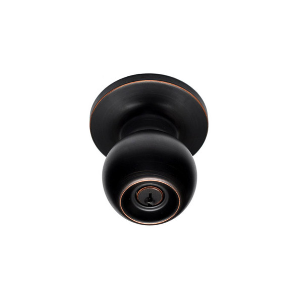 Dark Bronze Marina Entry Door Knob