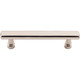 Kingsbridge Pull 5 1/16" (c-c) - Polished Nickel Glass Kitchen Cabinet Drawer Interior Pulls Latch Knockers Hinges Hardware