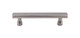 Kingsbridge Pull 6 5/16" (c-c) - Ash Gray Glass Kitchen Cabinet Drawer Interior Pulls Latch Knockers Hinges Hardware