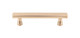 Kingsbridge Pull 6 5/16" (c-c) - Honey Bronze Glass Kitchen Cabinet Drawer Interior Pulls Latch Knockers Hinges Hardware