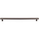 Kingsbridge Pull 12" (c-c) - Ash Gray Glass Kitchen Cabinet Drawer Interior Pulls Latch Knockers Hinges Hardware