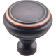 Brixton Rimmed Knob 1 1/4 Inch - Umbrio Interior Modern Shed Kitchen Bathroom Door Metal Knob Lock Hardware