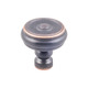 Brixton Button Knob 1 1/4 Inch - Umbrio Interior Modern Shed Kitchen Bathroom Door Metal Knob Lock Hardware