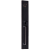 Dark Bronze Delores Park Front Door Entry Handleset