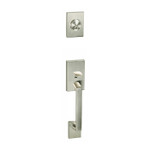 Delores Park Frontdoor Handleset-Satin Brass