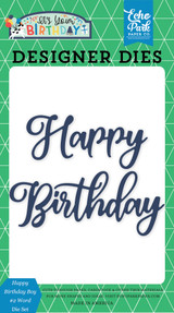 Happy Birthday Boy #2 Word Die Set