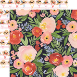 Oh Happy Day: Dreamy Floral 12x12 Patterned Paper Oh Happy Day: Dreamy Floral 12x12 Patterned Paper