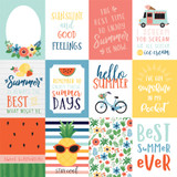 Summertime: 3x4 Journaling Cards 12x12 Patterned Paper