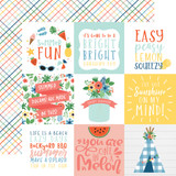 Summertime: 4x4 Journaling Cards 12x12 Patterned Paper