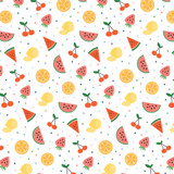 Summertime: Fruit 12x12 Patterned Paper