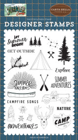 Summer Camp: Let Summer Begin 4x6 Stamp Set