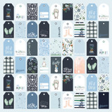 Winter Market: Tags 12x12 Patterned Paper